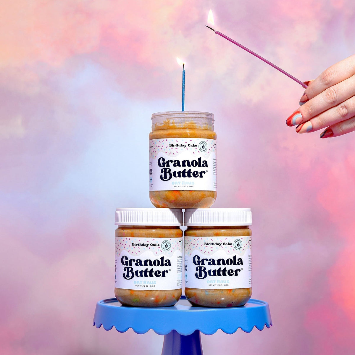 Birthday Cake Granola Butter